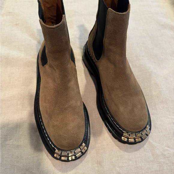 Sandro Olive Green Boots - Picture 4 of 11